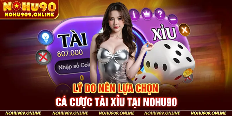 Lý do nên lựa chọn cá cược tài xỉu tại Nohu90