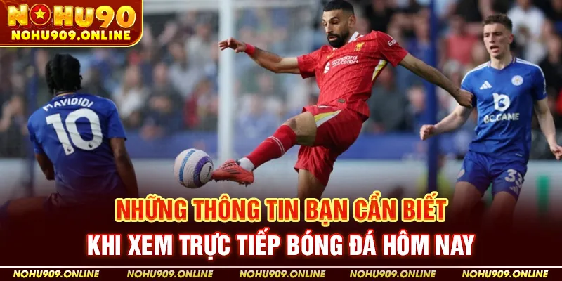 Những Thông Tin Bạn Cần Biết Khi Xem Trực Tiếp Bóng Đá Hôm Nay